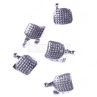 AZDENT Dental Orthodontic Monoblock MIM Bracket Braces Mini Roth/ MBT 018/ 022