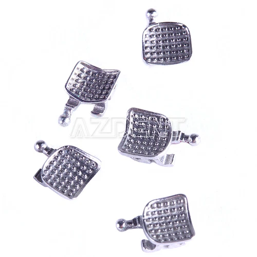 AZDENT Dental Orthodontic Monoblock MIM Bracket Braces Mini Roth/ MBT 018/ 022