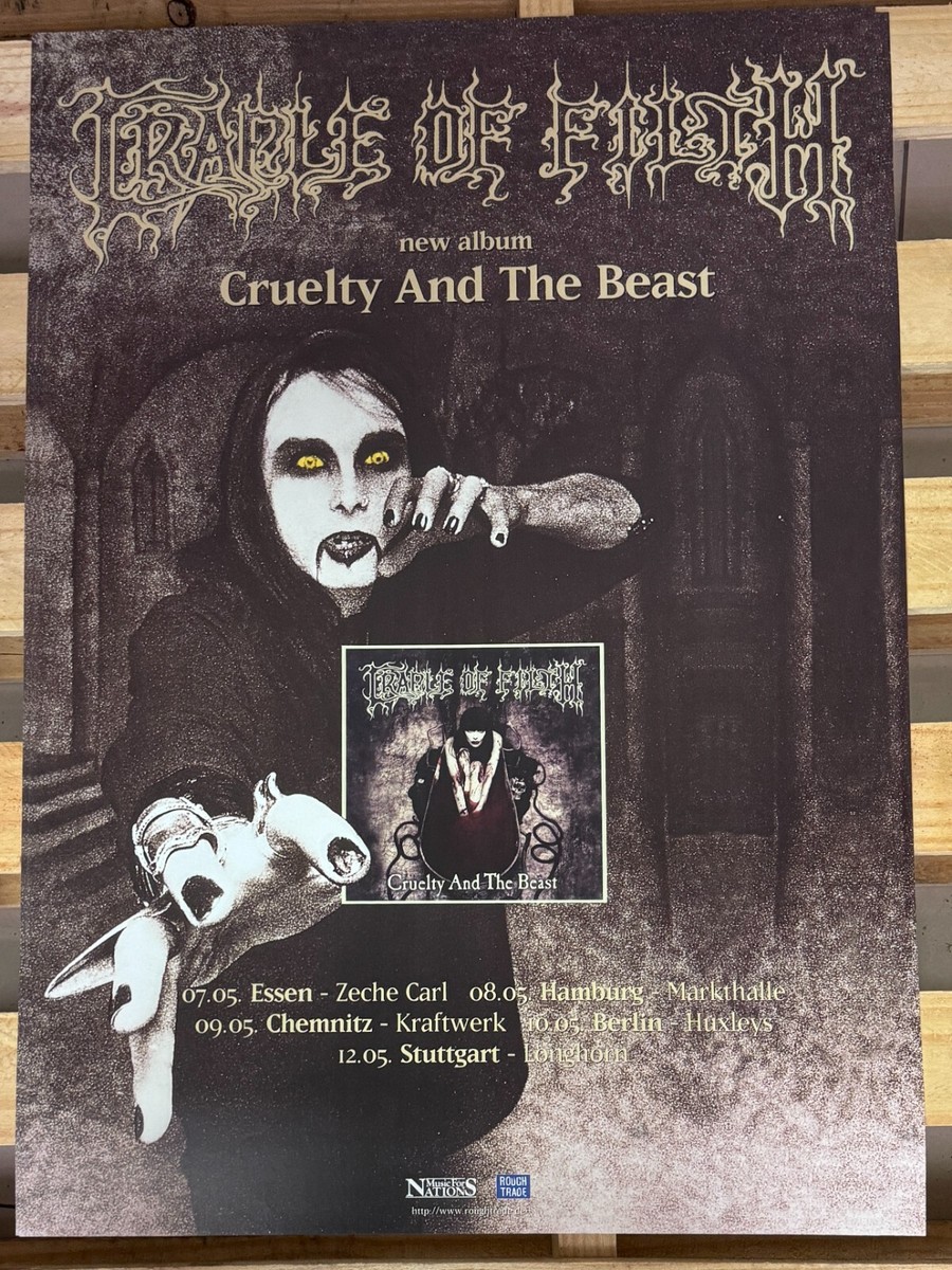 90s デッドストックCradle Of Filth大判ポスター 90s デッドストックCradle Of Filth大判ポスター