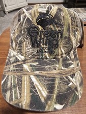 Nwt Camo Green Wing Ducks Unlimited Youth Hat Cap Snapback Trucker H1