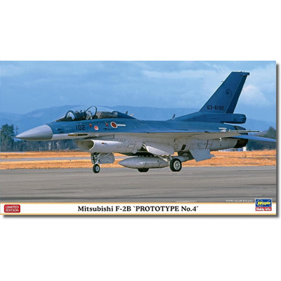 MITSUBISHI F-2B PROTOTYPE Nr.4 KIT 1:72 Hasegawa Kit Aerei Modellino