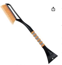 AstroAl 27 Inch Snow Brush and Detachable Ice Scraper W/Storage Bag
