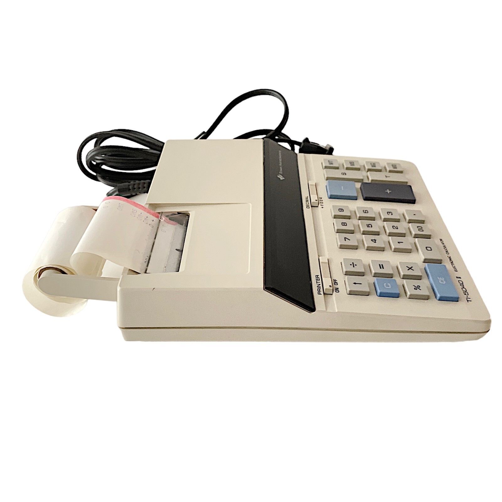 Texas Instruments TI5030 Portable Desktop Electric Printing Calculator