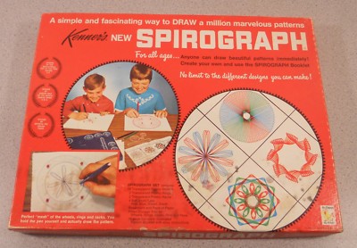 Vintage 1967 KENNER SPIROGRAPH #401 DRAWING SET With Pens!