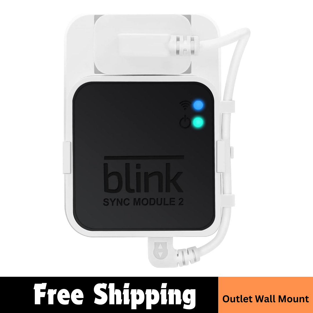 Outlet Wall Mount for Blink Sync Module 2, save Space, Easy Installation, No-Dri-image