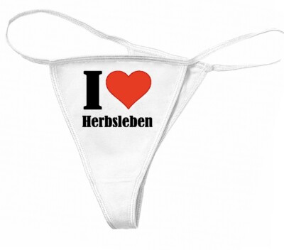String Tanga I Love Herbsleben das ideale Geschenk für Valentinstag Weihnachten