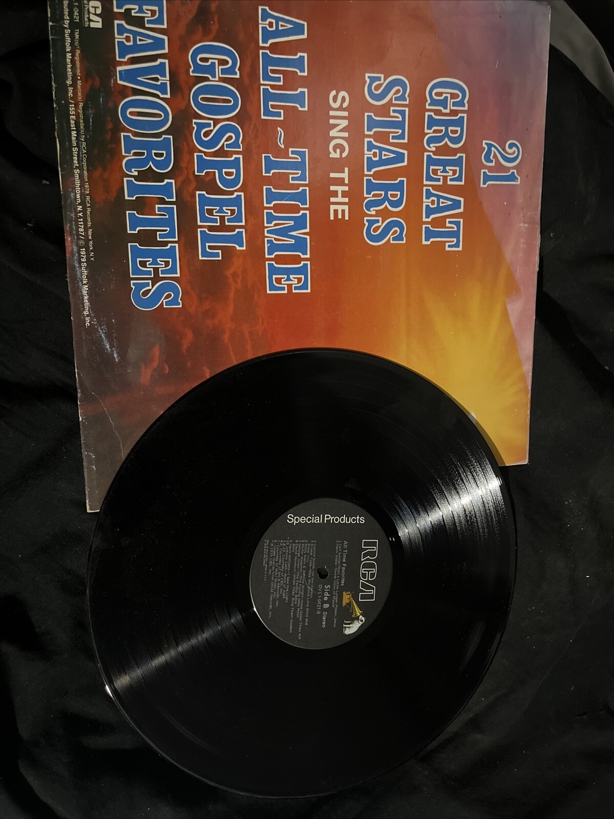 21 Great Stars Sing the All Time Gospel Favorites VERY RARE USA copy - EX  EX