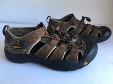 KEEN Newport Premium Water Hiking Leather Sandals Brown Kids Size US 3
