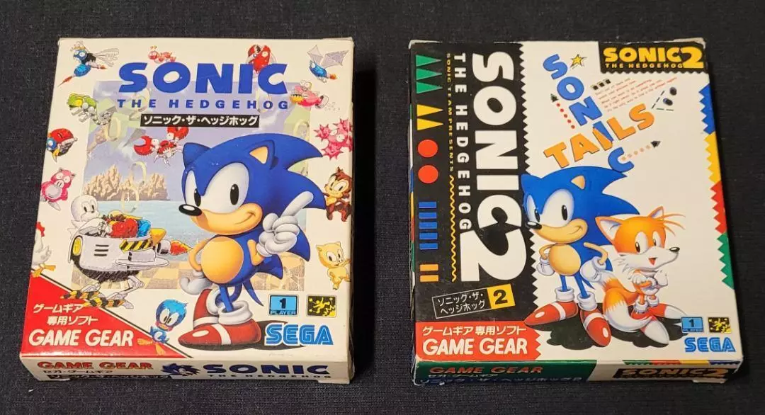 Lot 7 Set Sonic The Headgehog Sega Game Gear Drift Tails Labyrinth 1 2 GG  JP