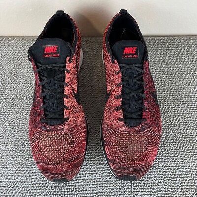 Nike Flyknit Racer Fire Rooster University Red Black Running  display picture 2