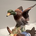 ROYAL CROWN Mallard Ducks Frog J Byron 1984 I Porcelain Statue — photo 4