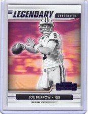 JOE BURROW 2021 Contenders Draft Picks LEGENDARY CONTENDERS PURPLE #12 - BENGALS