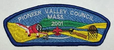 Pioneer Valley Council CSP 2001 Blue  Boy Scout XJ2