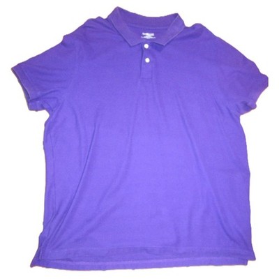 Sun River Men s Purple Polo Shirt Size XXL Cotton Blend Preppy Golf Classic