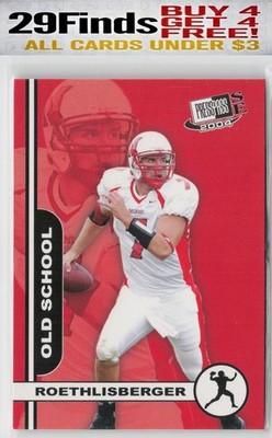 Ben Roethlisberger 2004 Press Pass SE Old School #OS7 Pittsburgh Steelers