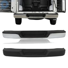 Steel Rear Step Bumper Assembly For Chevy Express GMC Savana 1996-2023 W/o Park