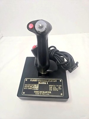 Vintage Thrustmaster MARK I , 1 CONTROLLER Flight Control System Joystick Tested