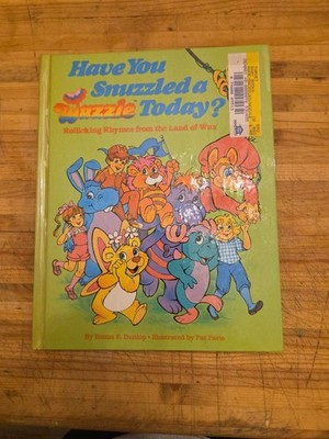 Vintage 1985 Wuzzles Have You Snuzzled a Wuzzle Today? Hardcover Book