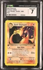 Pokémon CGC 7 1st Edition Dark Charizard Holo Team Rocket 4/82 2000