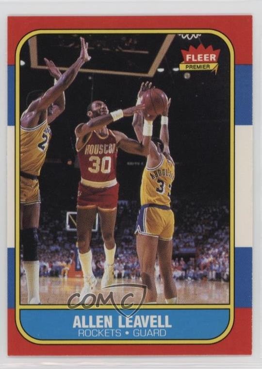 1986-87 Fleer Allen Leavell #62 1d0x