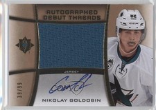 2015 Ultimate Collection Debut Threads 39/99 Nikolay Goldobin #ADT-NG Auto 1m8