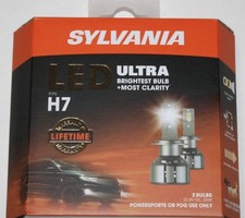 SYLVANIA H7 Ultra LED 2 Bulbs H7LEDHP.BX2 600...