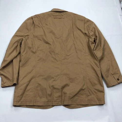 Duluth Trading Co Gentlemans Casual Jacket Tan Cotton Canvas 2XLT Tall image 8