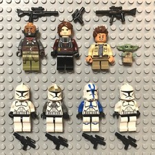 LEGO 8 Star Wars MiniFigura Clone Wars Mandolorian Anakin Rowan Baby Yoda