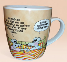 ULI STEIN Tasse Maus Kaffeetasse Sammeltasse- Ich habe Ihren Namen vergessen - G