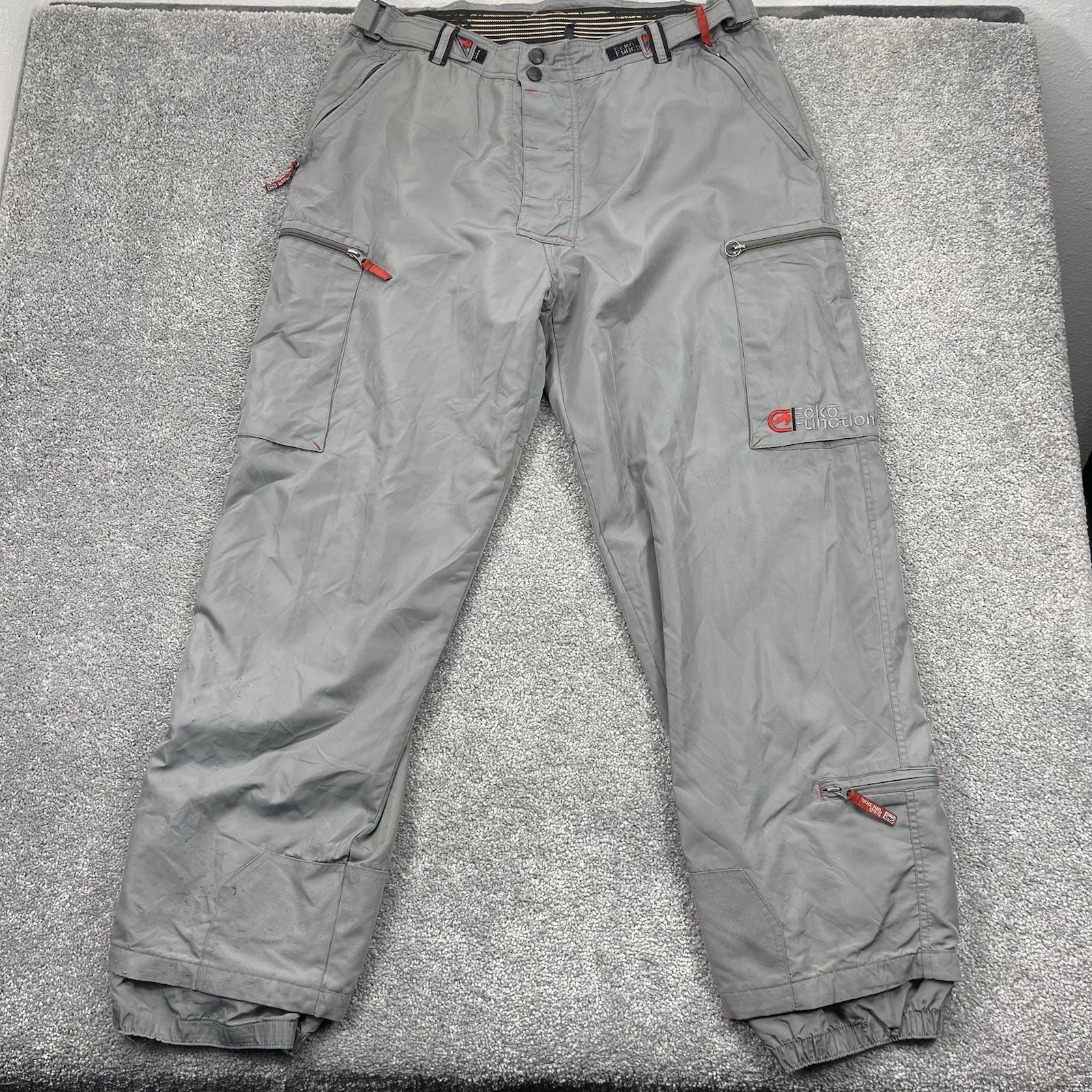 Vintage Ecko Function Pants Mens Extra Large Gray… - image 1