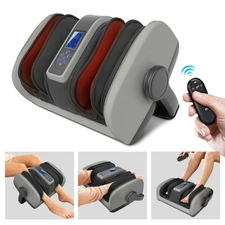 Foot Massager Machine with Heat Shiatsu Deep Kneading Arm Leg For Tired Muscle