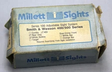 Millett Sights Smith & Wesson Series 100 Adjustable Rear Sight S&W 400/500