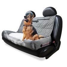 PetBed2GO Jeep Gray, Large Pet Bed Cushion  Car Seat Cover, 52x20x7, 6lbs