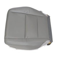 Front Driver Side Bottom Seat Cover Gray Replacement Microfiber Leather