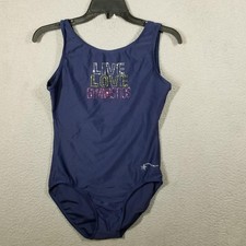 Destira Gymnastics Leotard Womens Large Live Love Gymnastics Rhinestone Tank USA