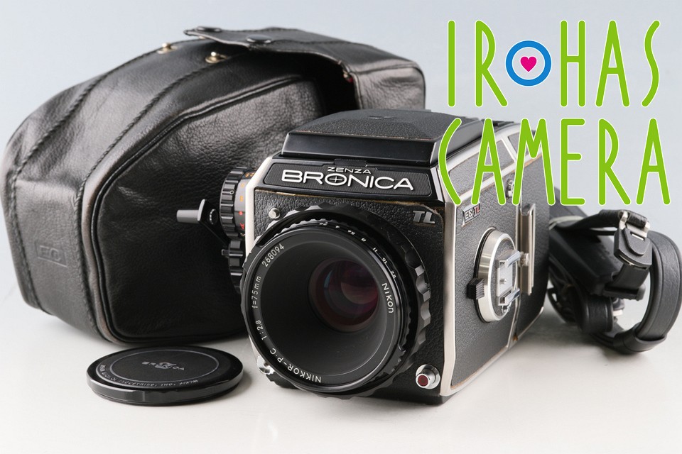 Zenza Bronica EC-TL + Nikkor-P.C 75mm F/2.8 Lens #61012 E2 | eBay