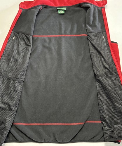 LL Bean Mens Polartec Fleece Vest Sz L Tall Zip Pockets EC - Picture 6 of 10