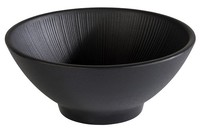 APS Schale Nero Rund Durchmesser: 190 Mm Schwarz Aus Melamin