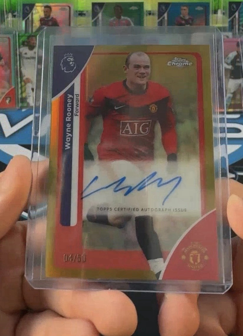 Wayne Rooney 2025 Topps Premier League #CKA-WR Chrome King