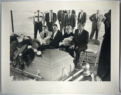 Type I Photo of Lee Harvey Oswald's Funeral - Only One Day After Being Murdered