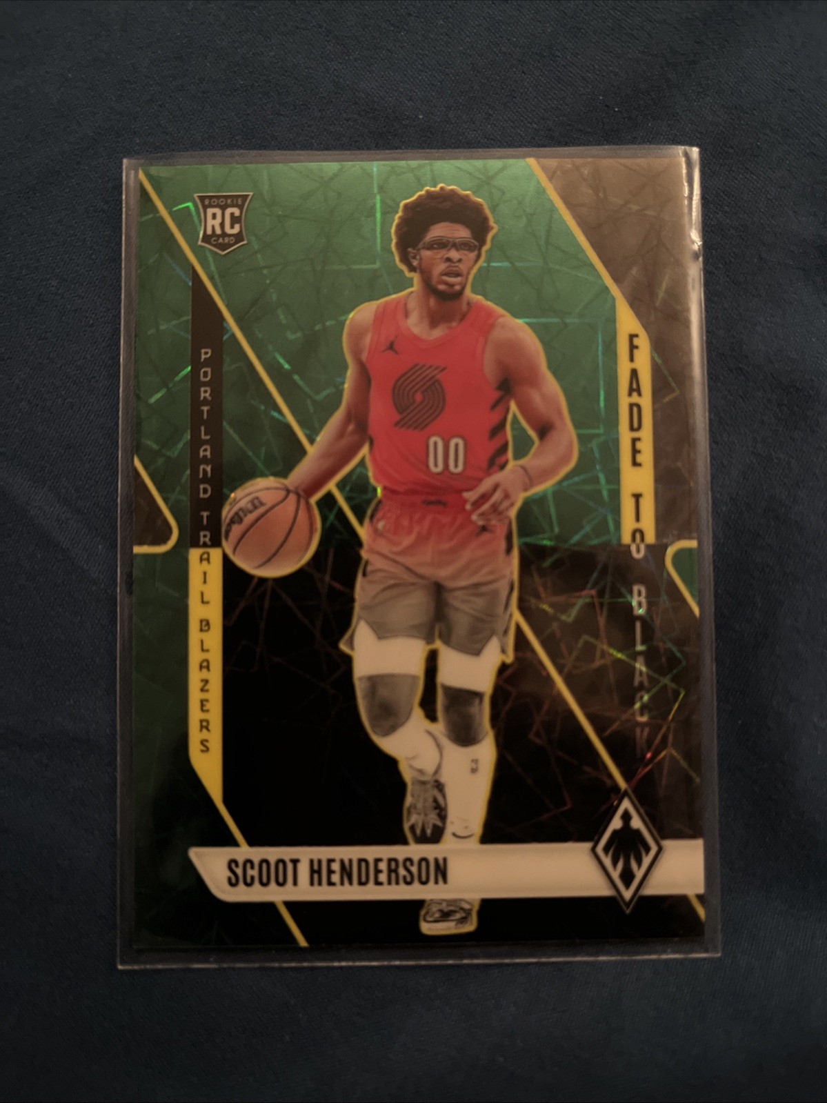 Scoot Henderson 2023 Phoenix #6 Fade to Black - Green Lazer /175 [RC]
