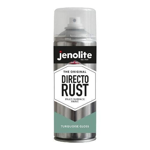 B&Q - Directorust All-In-One Multi-Surface PaintTurquoise Gloss400Ml Spray Can2-Pack - Image 2