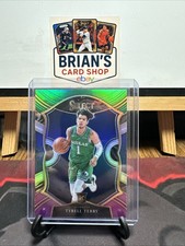 2021 Select Basketball Green White And Purple Prizm #91 Tyrell Terry RC - Mavs