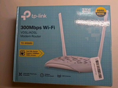 TP-Link TD-W9960 300Mbps Wireless N VDSL/ADSL Modem Router 3 10/100Mbps RJ45 LAN