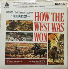 HOW THE WEST WAS WON OST LP 1962 MONO FLIPBACK ALFRED NEWMAN/ DEBBIE REYNOLDS