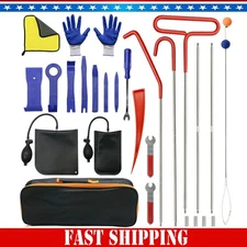 Fit For Emergency Repairs 27PCS Car Tool Kit with Hook & Air Pump Portable Case