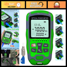 Portable Fiber Optic Power Meter -70 to +10 dBm, Network Tester, FC/SC/ST & RJ45