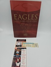 Eagles Long Road Out of Eden World Tour 2008 Concert Program With Ticket