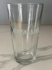 Metallica Pint Glass - Hardwired Glitch Logo - Used