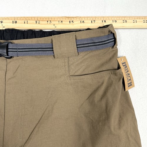 Duluth Trading Pants Men XL DuluthFlex Flex Dry On The Fly Nylon Belted Bark NWT - Picture 10 of 13